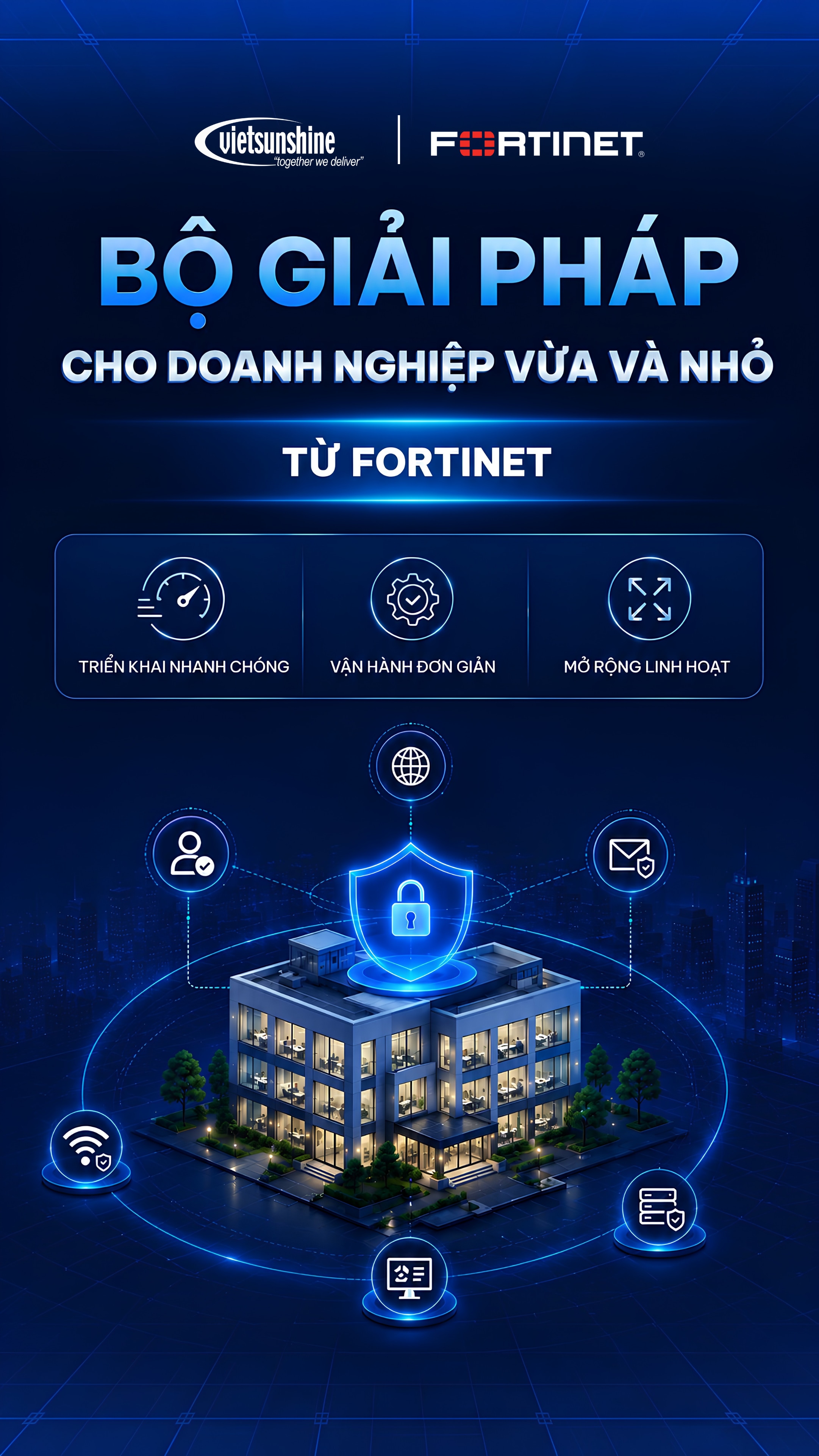 Giải pháp Bảo mật cho Doanh nghiệp vừa và nhỏ từ Fortinet