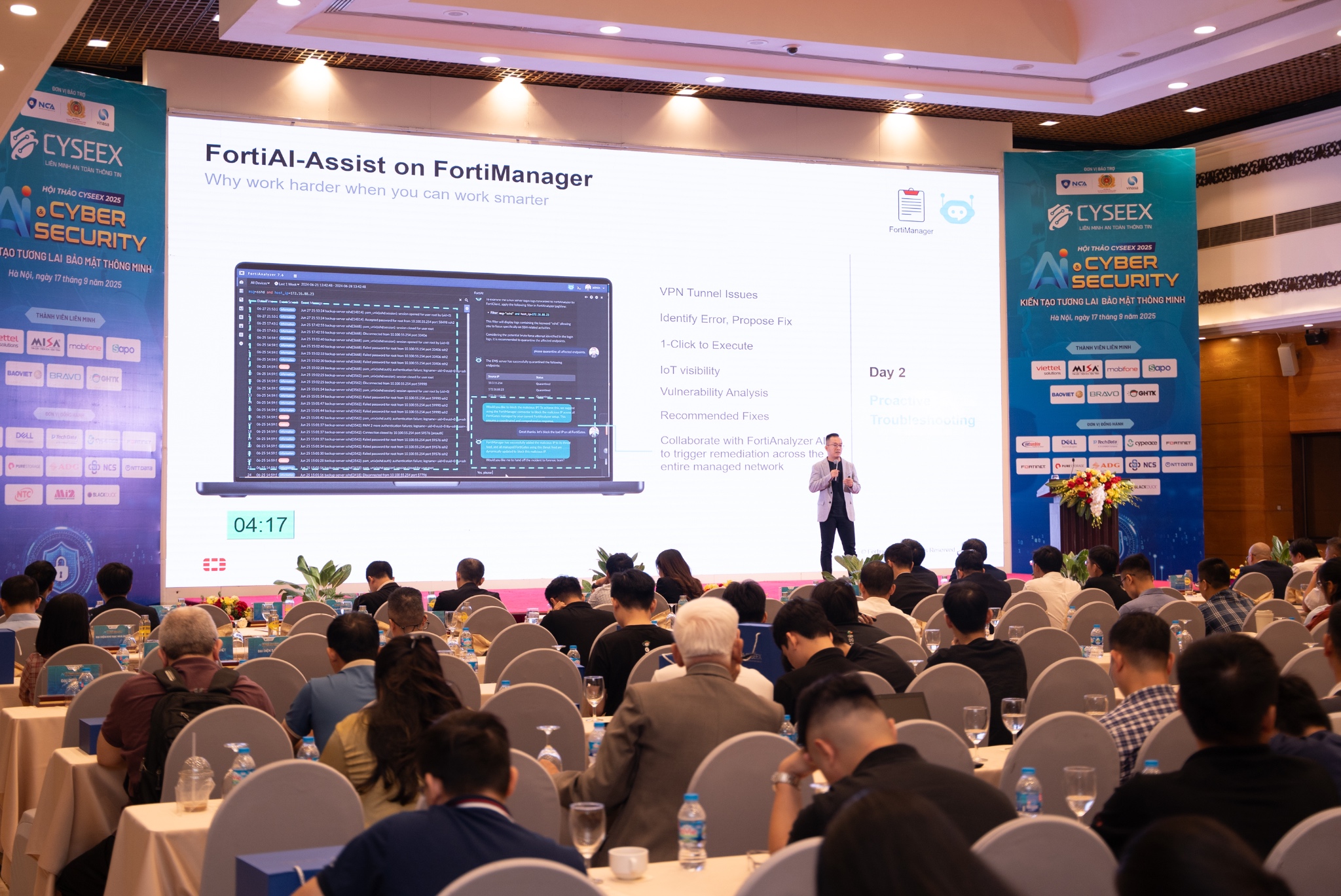 Ông Nguyễn Minh Hải, Security Consultant Fortinet Vietnam