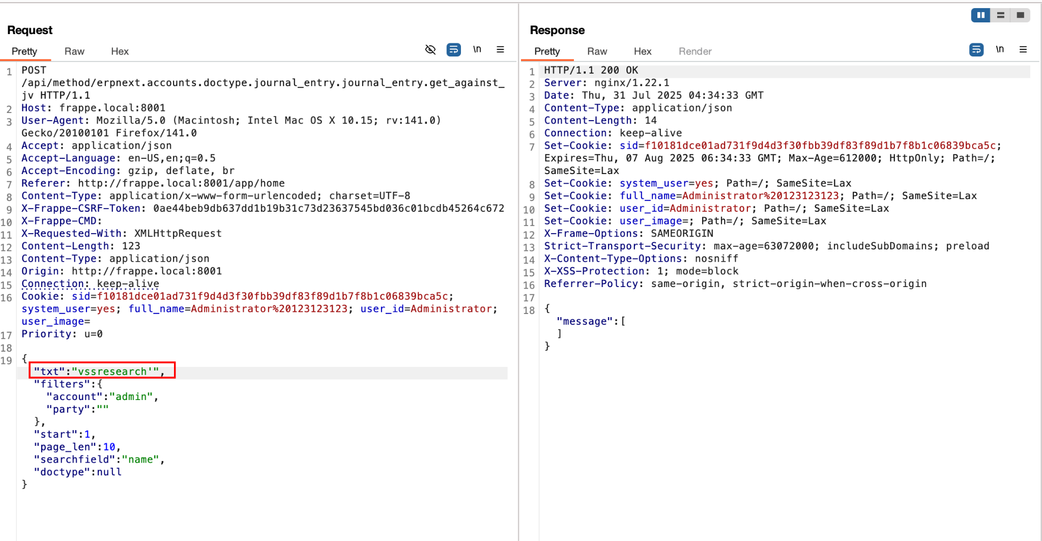 nếu truyền biến qua tham số thứ hai của frappe.db.sql(), hệ thống sẽ không bị SQL Injection.