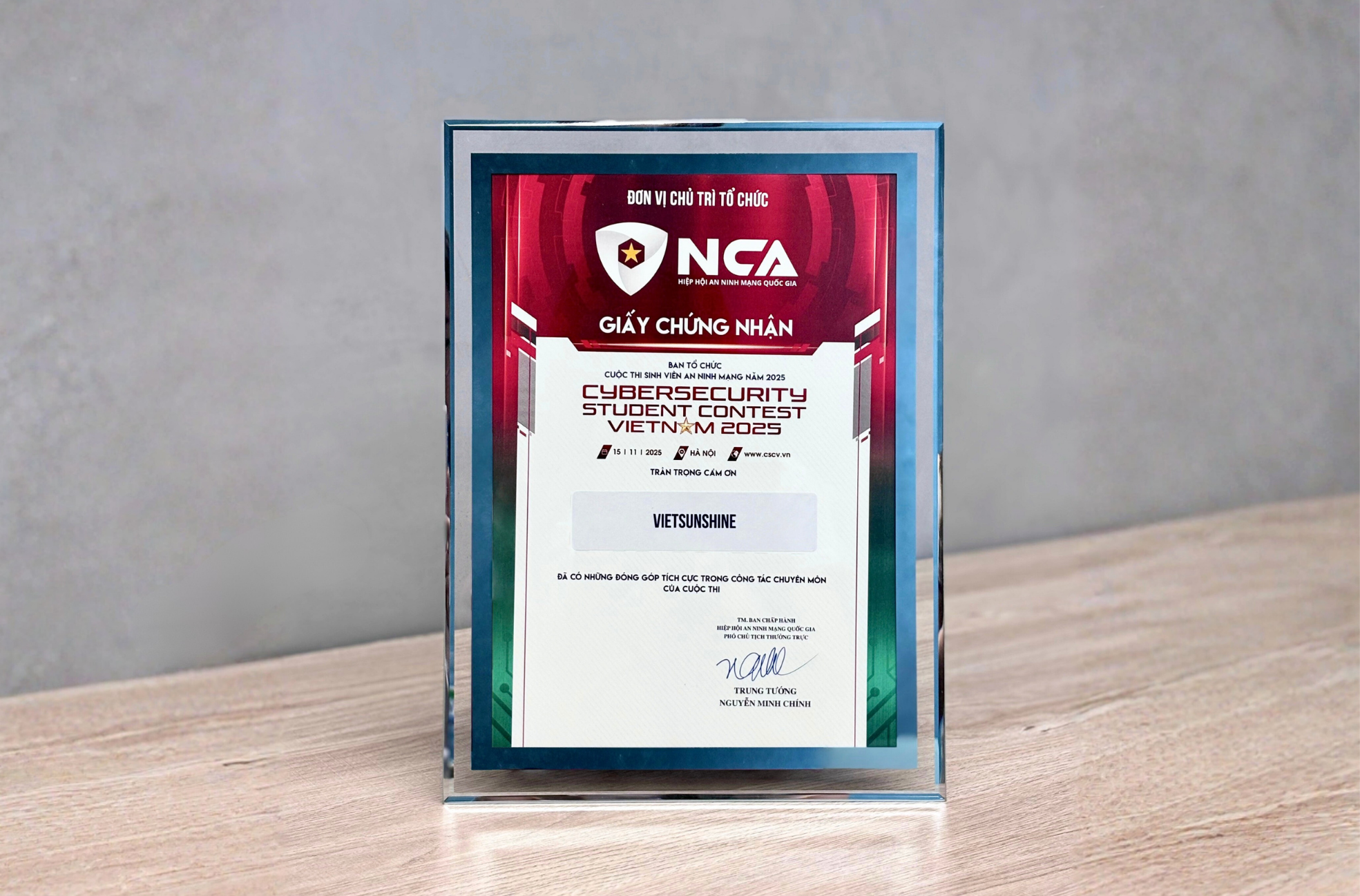 VietSunshine đồng hành cùng thế hệ trẻ tại Cybersecurity Student Contest Vietnam 2025