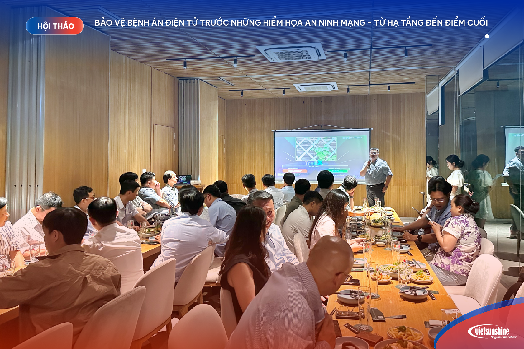 ông Trần Đăng Thông - Trưởng phòng Tư vấn của VietSunshine tập trung vào giải pháp phát hiện và phản ứng trước các mối đe dọa của Trellix