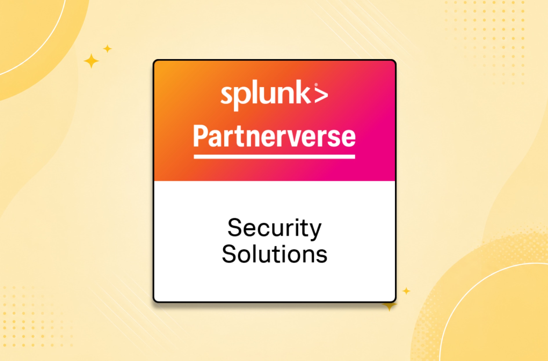 Splunk Partners - Security Solutions Badge