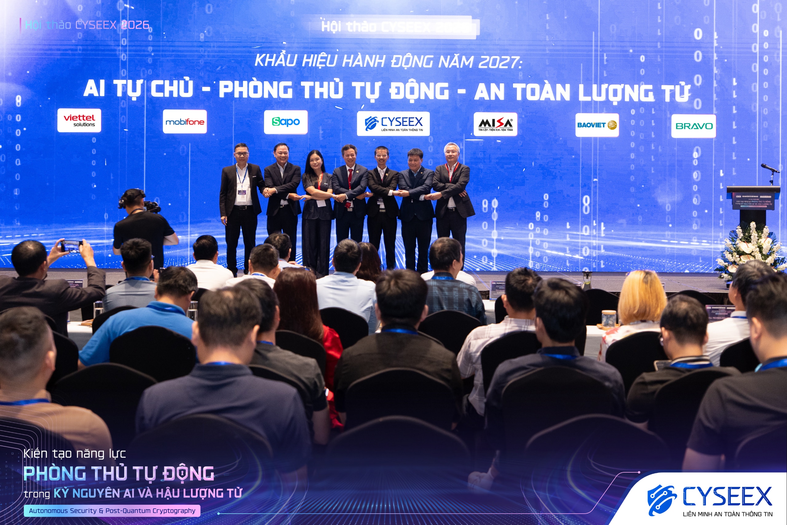 Khẩu hiệu hành động năm 2027 của Liên minh CYSEEX: AI TỰ CHỦ – PHÒNG THỦ TỰ ĐỘNG – AN TOÀN LƯỢNG TỬ.